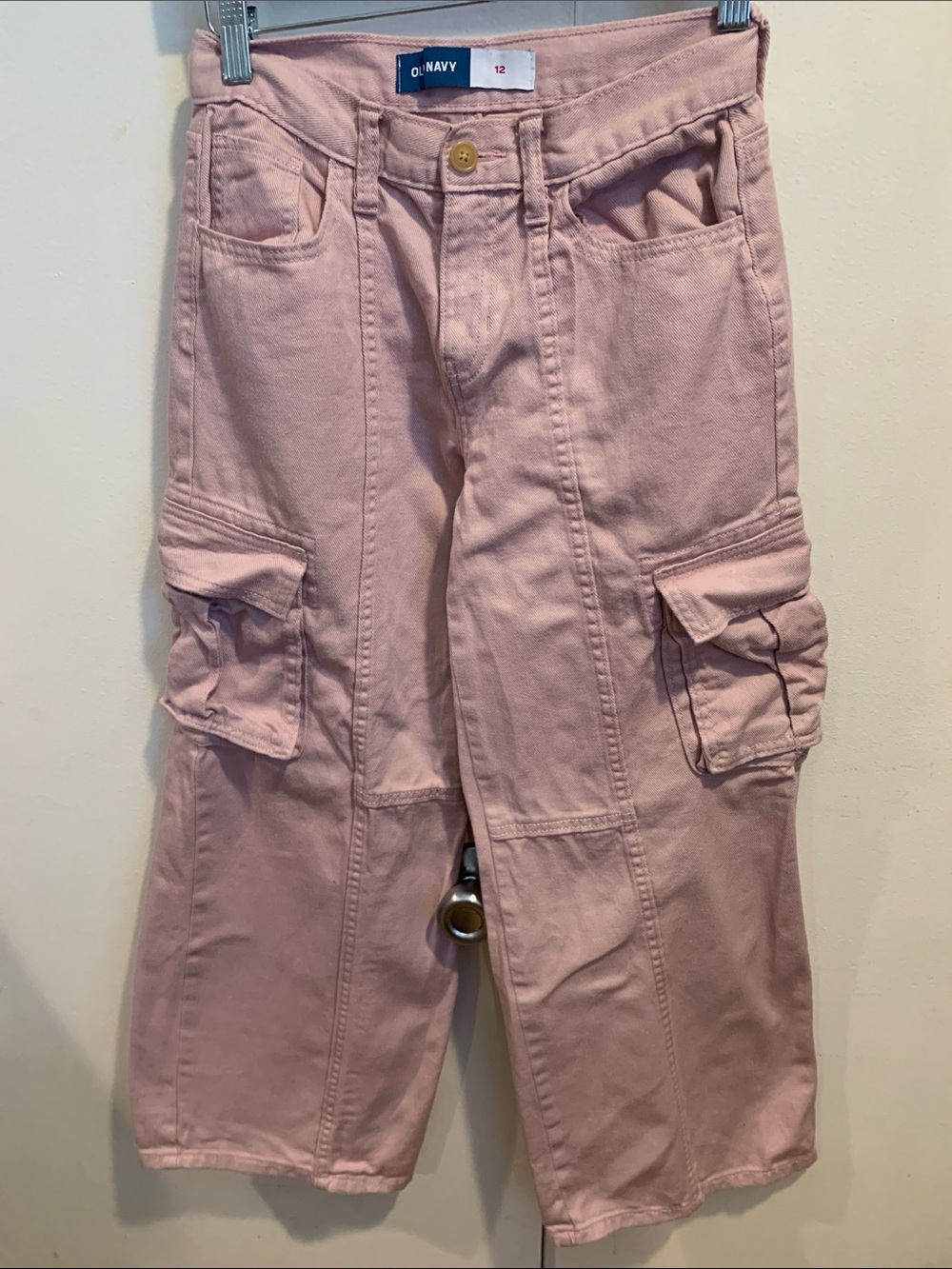 Used Old Navy Pink Cargo Kids Pants